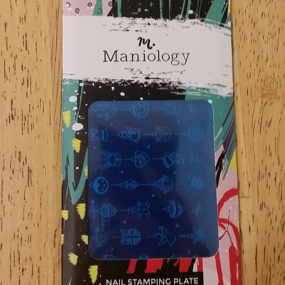 Maniology nail stamping plate